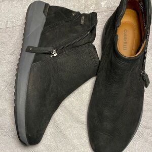 Cobb Hill Skylar Black Waterproof Zip Leather Boots